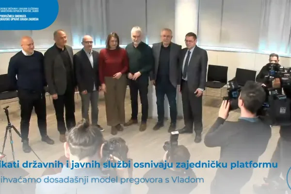 Sindikati državnih i javnih službi osnivaju zajedničku platformu (1)