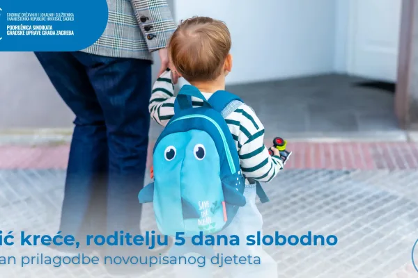 Početak nove pedagoške godine: slobodni dani za roditelje predškolaca i prvašića
